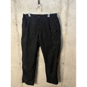 5.11 Tactical Pants Mens 38x32 Tactical Regular Fit Cargo Ripstop Black Military